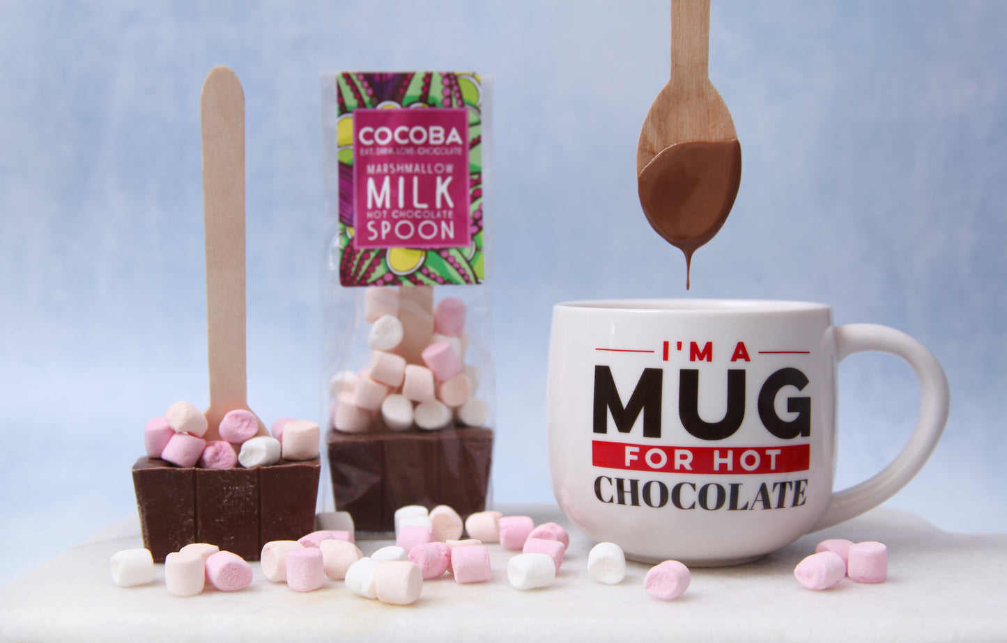 Marshmallow Milk Hot Chocolate Spoon