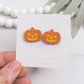 Jack O Lantern Acrylic Stud Earrings