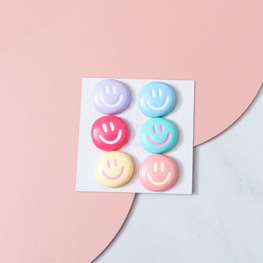 Mini Happy Face Magnets