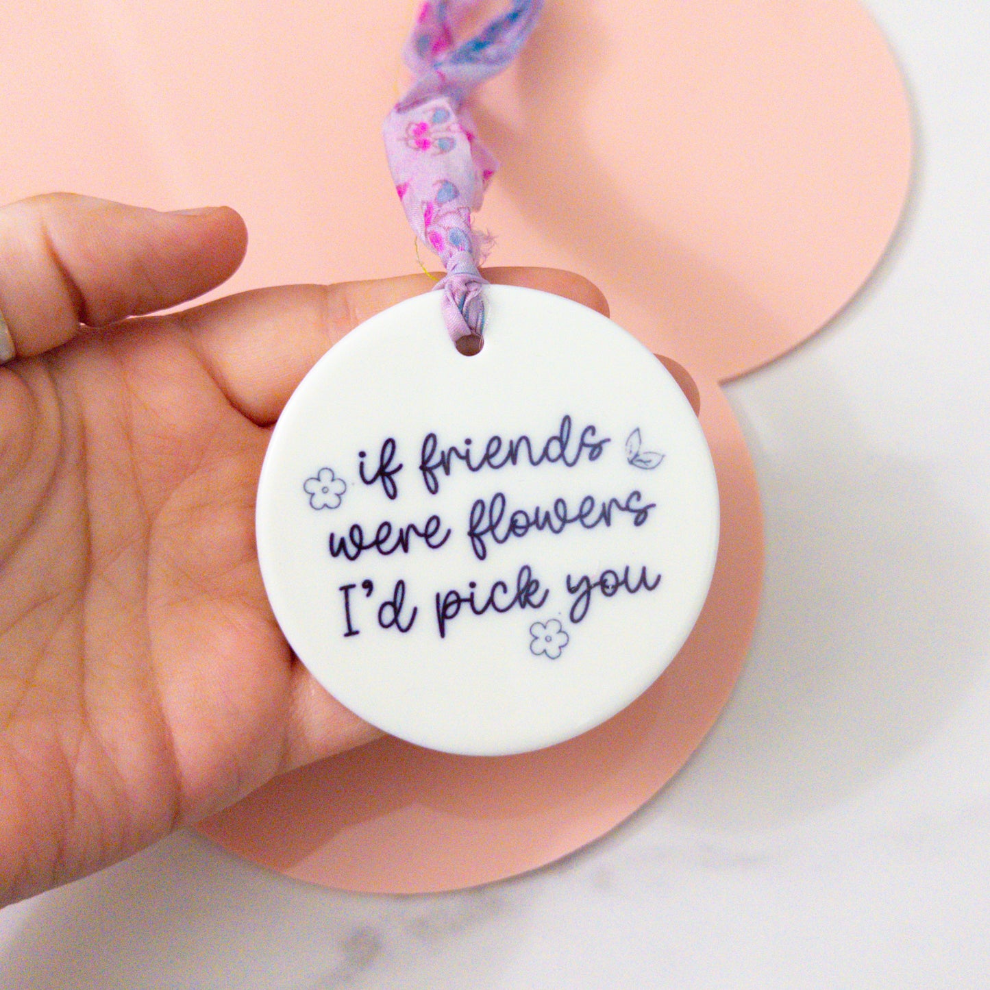 If Friends Were Flowers Ceramic Keepsake Ornament