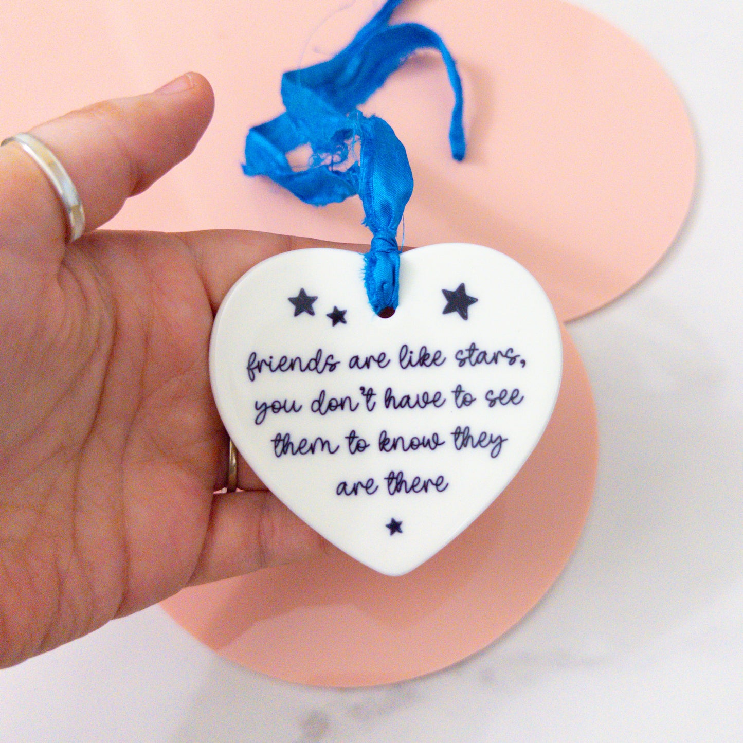 Friends Are Like Stars Ceramic Keepsake Ornament