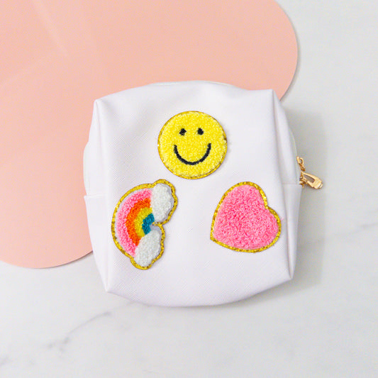 Happy Patch Bag White