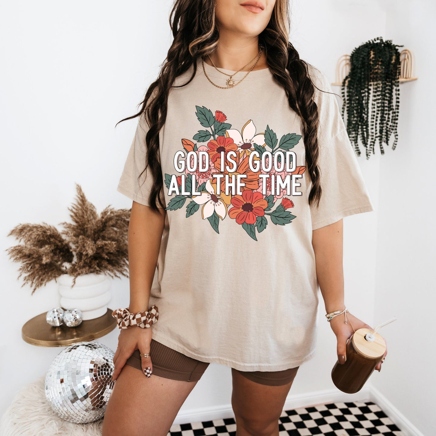 God is Good Shirt | Christian Shirt Floral Shirt Faith Based Shirt Jesus Shirt Bible Verse Shirt Christian Clothes Wild Flower God Shirt