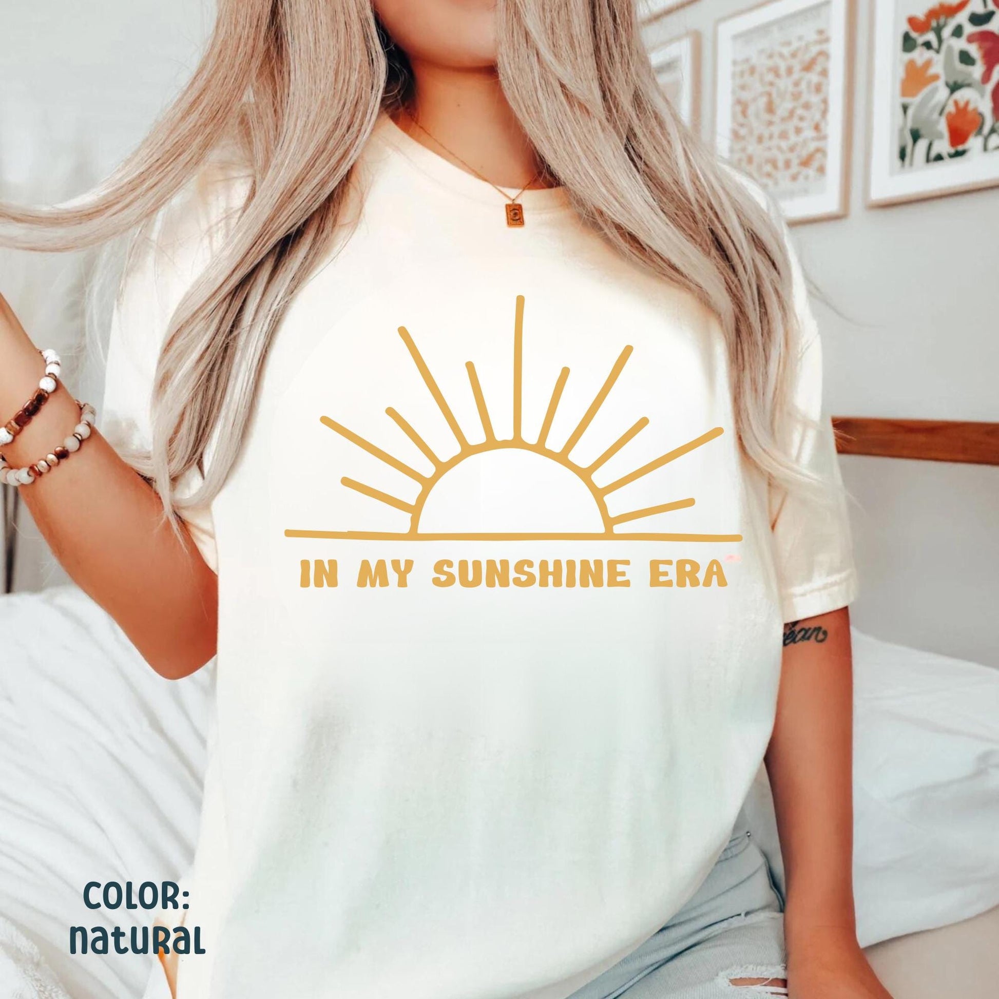 Sunshine Shirt In My Sunshine Era Good Vibes Shirt Coconut Girl Celestial Shirt Inspirational