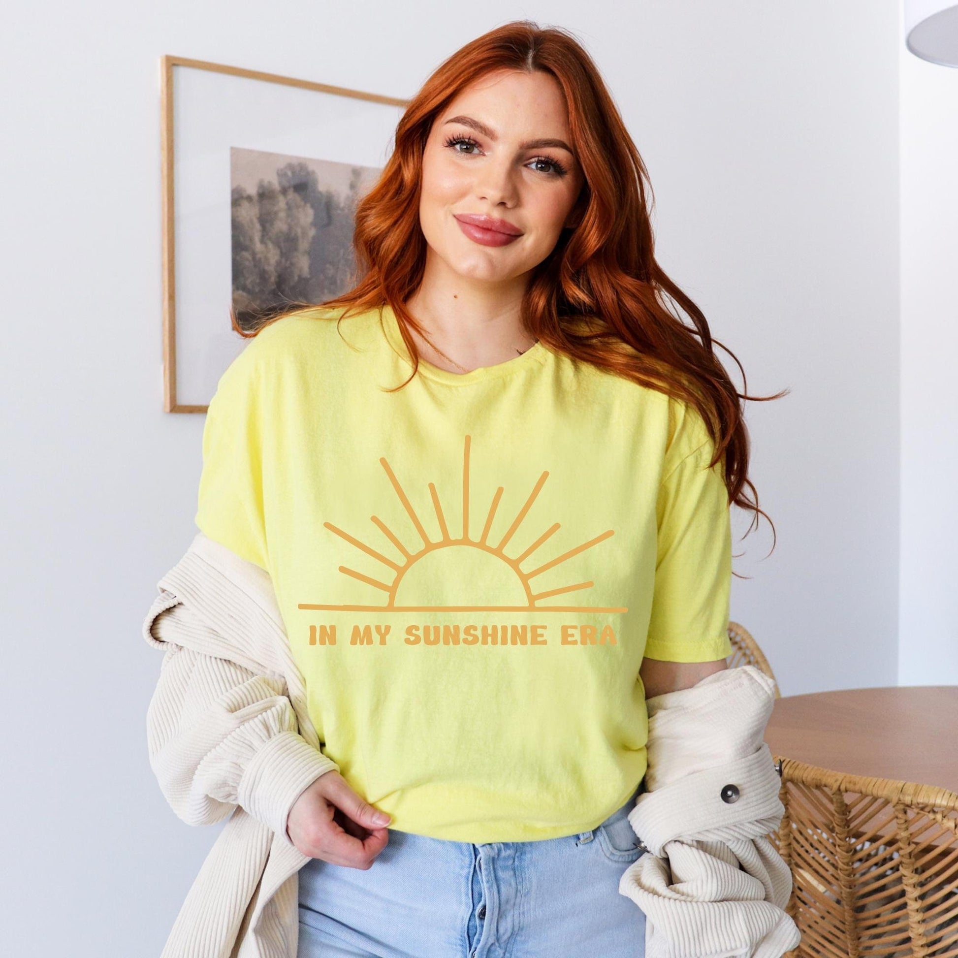 Sunshine Shirt In My Sunshine Era Good Vibes Shirt Coconut Girl Celestial Shirt Inspirational