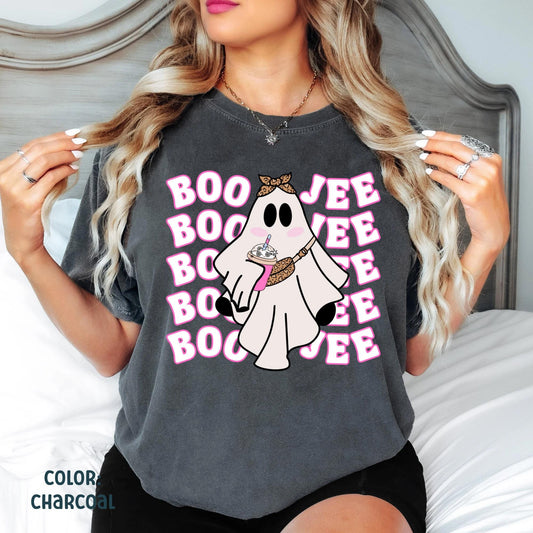 Boujee Ghost Shirt Boo Jee Shirt Cut Ghost Tee Funny Ghost Graphic Shirt