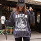 Salem University Sweatshirt |Halloween Crewneck Spooky Sweatshirt Witch Sweatshirt Fall sweatshirt Fall Crewneck Sweatshirt Autumn Aesthetic